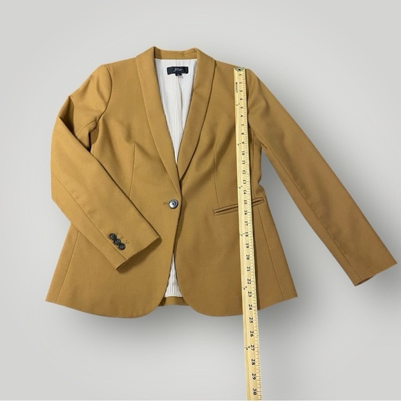 J. Crew Parke blazer in wool flannel in Camel Sz 2 - Picture 7 of 11